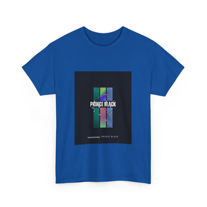 Heavy Cotton Tee - Vibrant 'PRINCE BLACK' Graphic Tee for Music Lovers