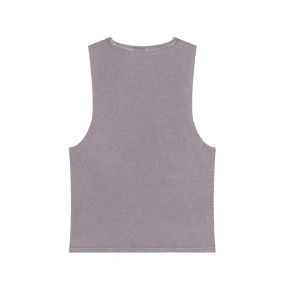 Unisex Stonewash Tank Top - Casual Vintage Style