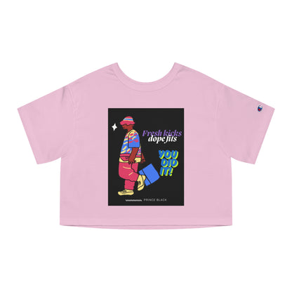 Vibrant Heritage Cropped T-Shirt - Fresh Kicks, Dope Fits
