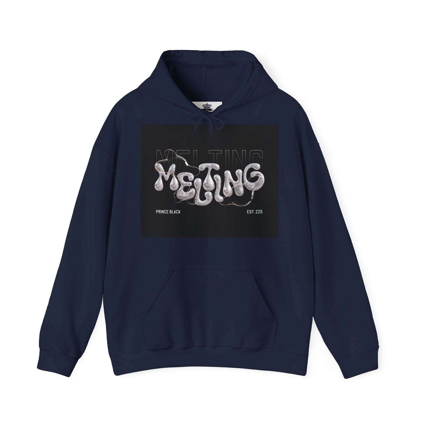 Melting Graphic Unisex Hoodie - Cozy Streetwear Essential
