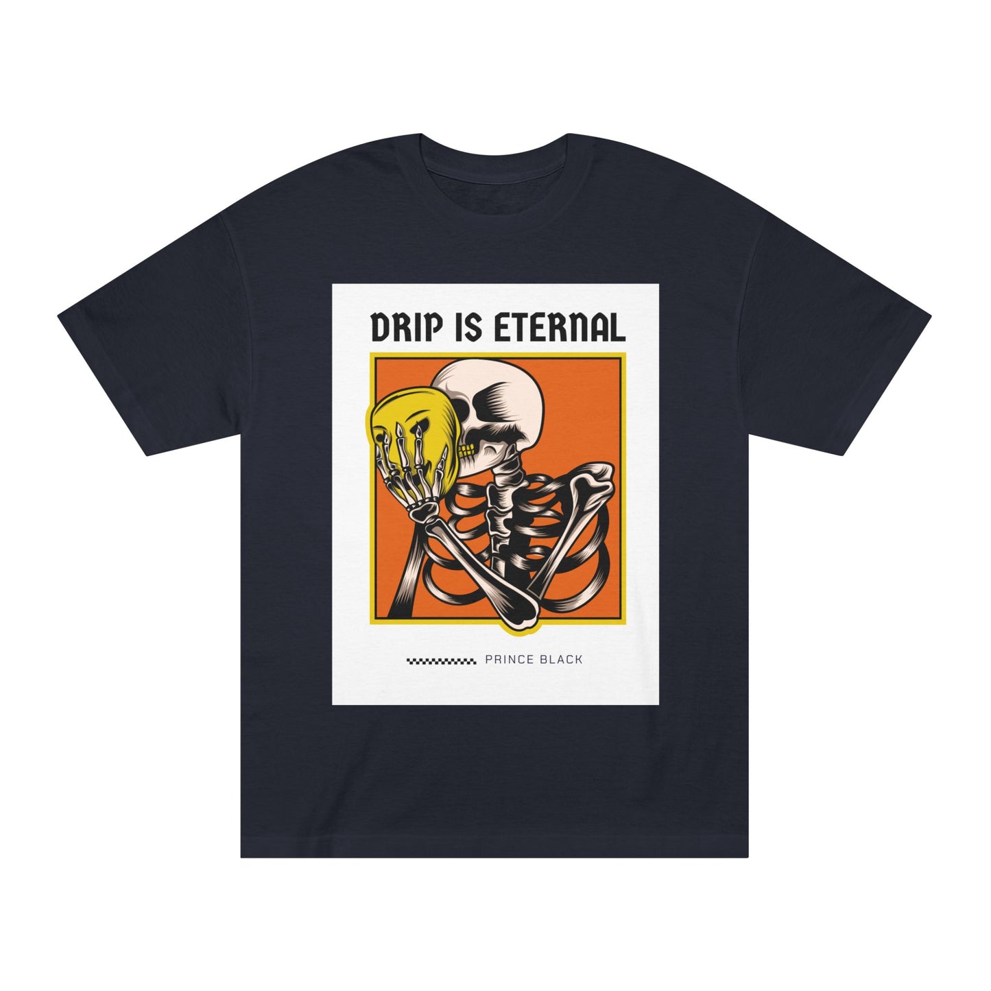 Skeleton Drip Is Eternal Unisex Classic Tee - Trendy Graphic Tee for Casual Style
