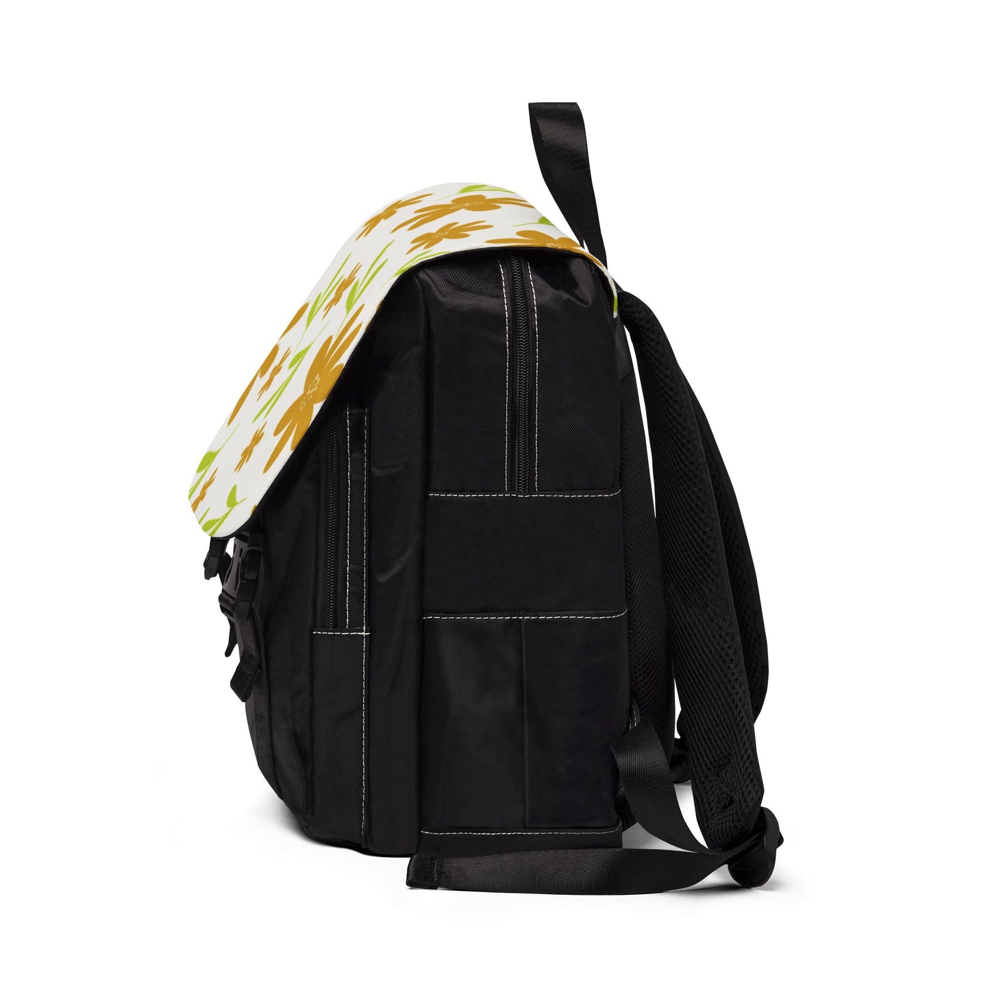 Floral Print Unisex Casual Shoulder Backpack - Everyday Style