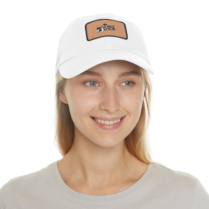 Stylish Dad Hat with Leather Patch - Perfect for Casual Outings and Gifts