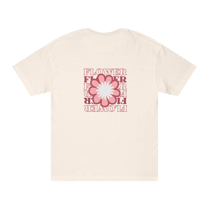 Flower Power Unisex Classic Tee - Retro Floral Graphic T-Shirt