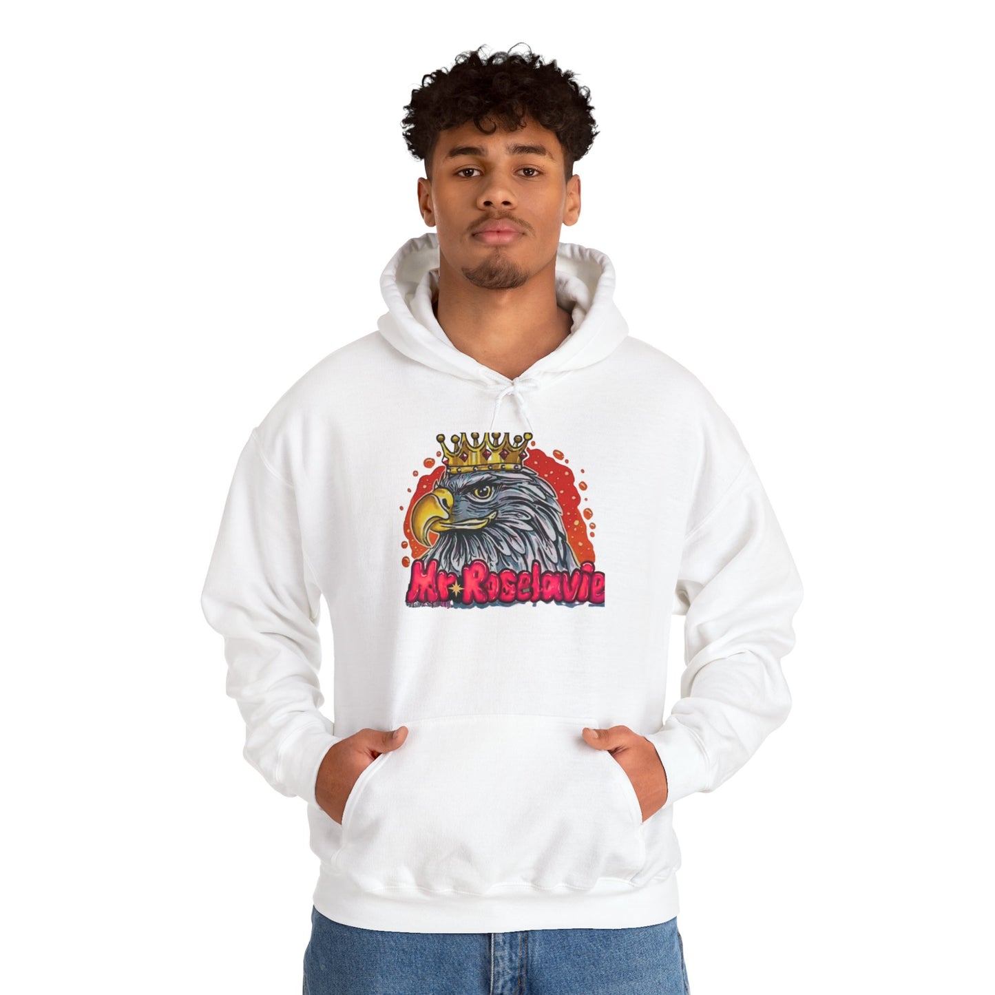 Mr. Roselavia Eagle Crown Hoodie – Unisex Heavy Blend Sweatshirt