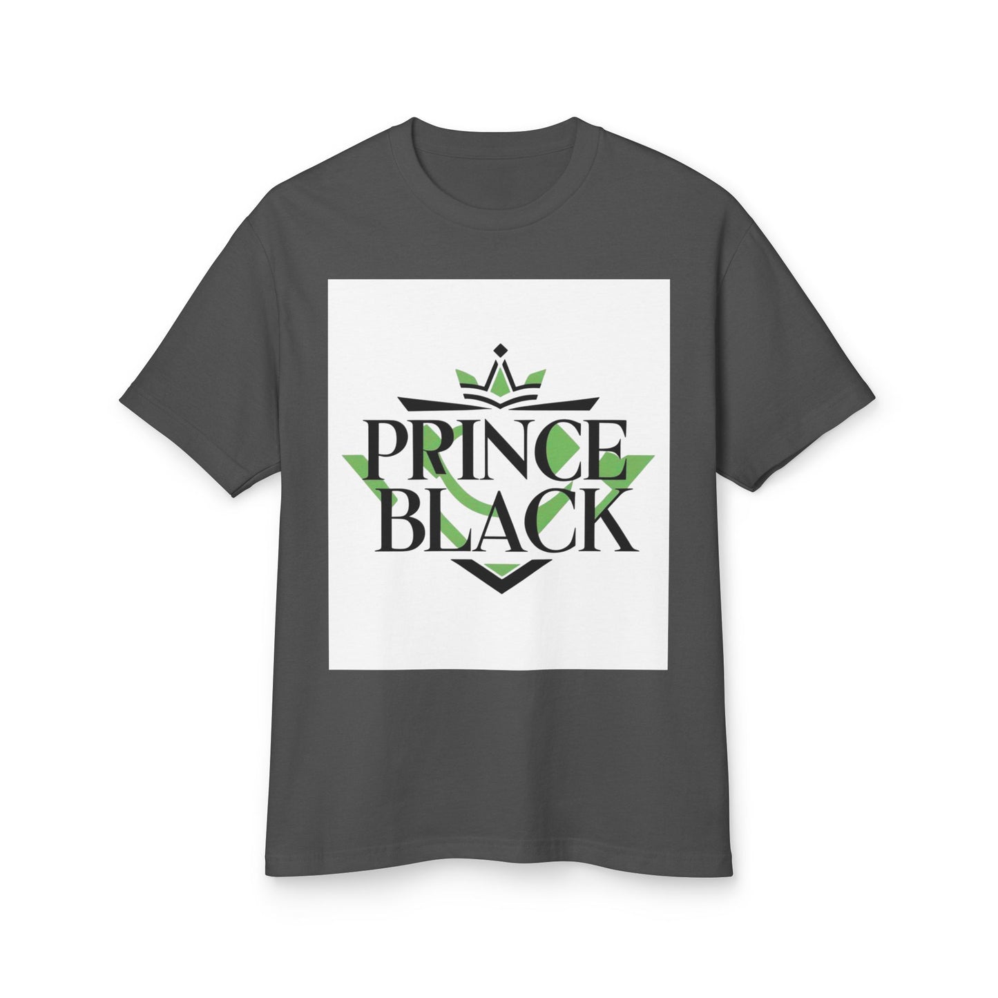 Heavyweight Cotton Tee - 'Prince Black' Graphic T-Shirt | Casual Streetwear