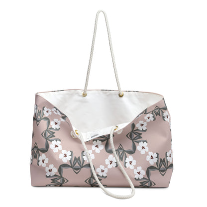 Floral Pattern Weekender Bag - Perfect for Travel & Getaways