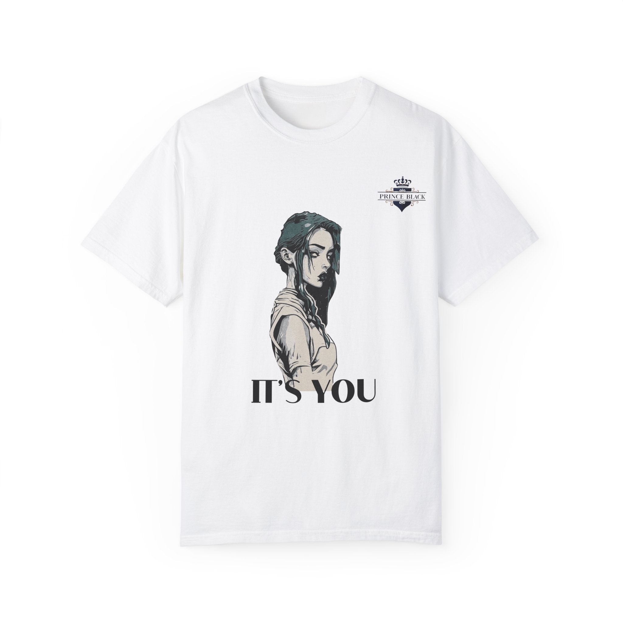 Unisex Garment-Dyed T-Shirt - 'It's You' Graphic Tee for Casual Wear