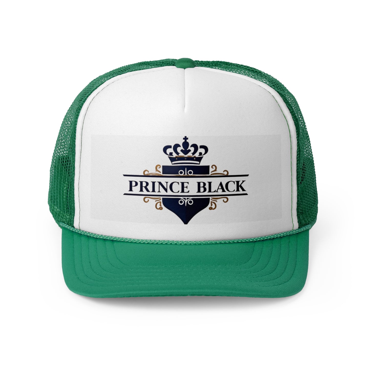 Prince Black Trucker Cap - Stylish & Trendy Headwear for Casual Outings