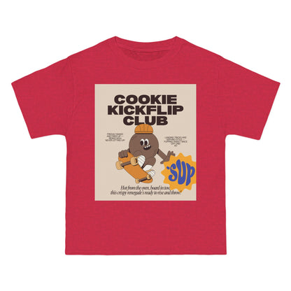 Cookie Kickflip Club T-Shirt - Fun Skateboarding Tee for Kids & Teens