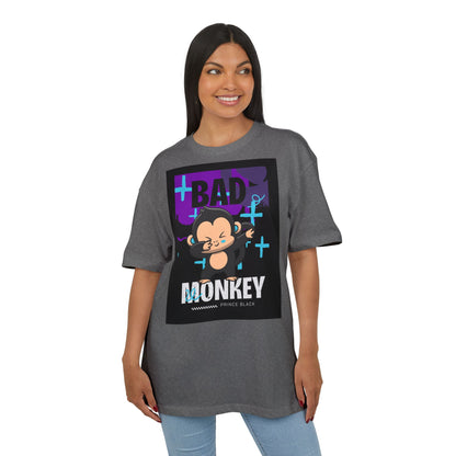 Bad Monkey Graphic Unisex Oversize Tee - Fun & Comfy Streetwear for Casual Vibes