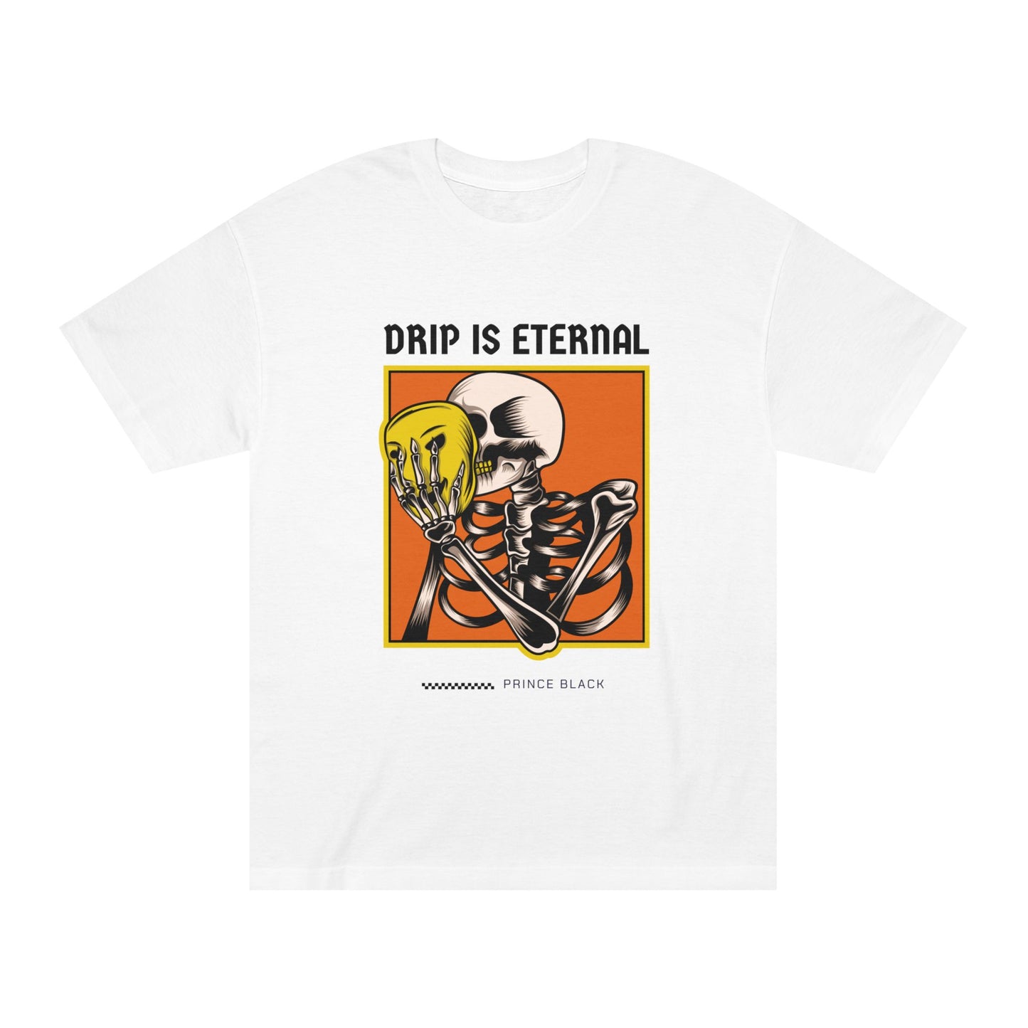 Skeleton Drip Is Eternal Unisex Classic Tee - Trendy Graphic Tee for Casual Style