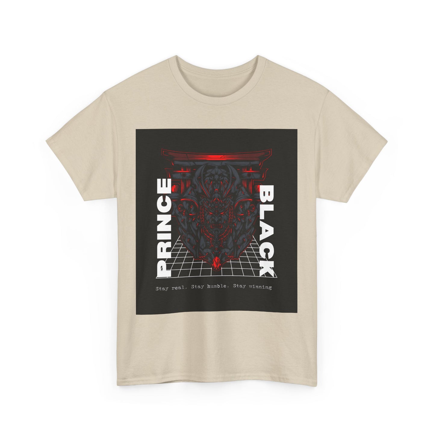Heavy Cotton Tee - Stay Real Stay Humble Graphic Shirt