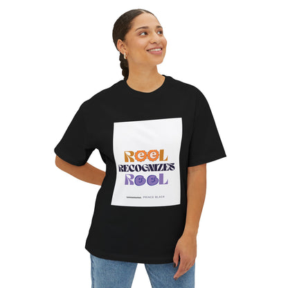 Reel Recognizes Relaxed Unisex Oversized Tee - Perfect for Casual Style and Everyday Comfort