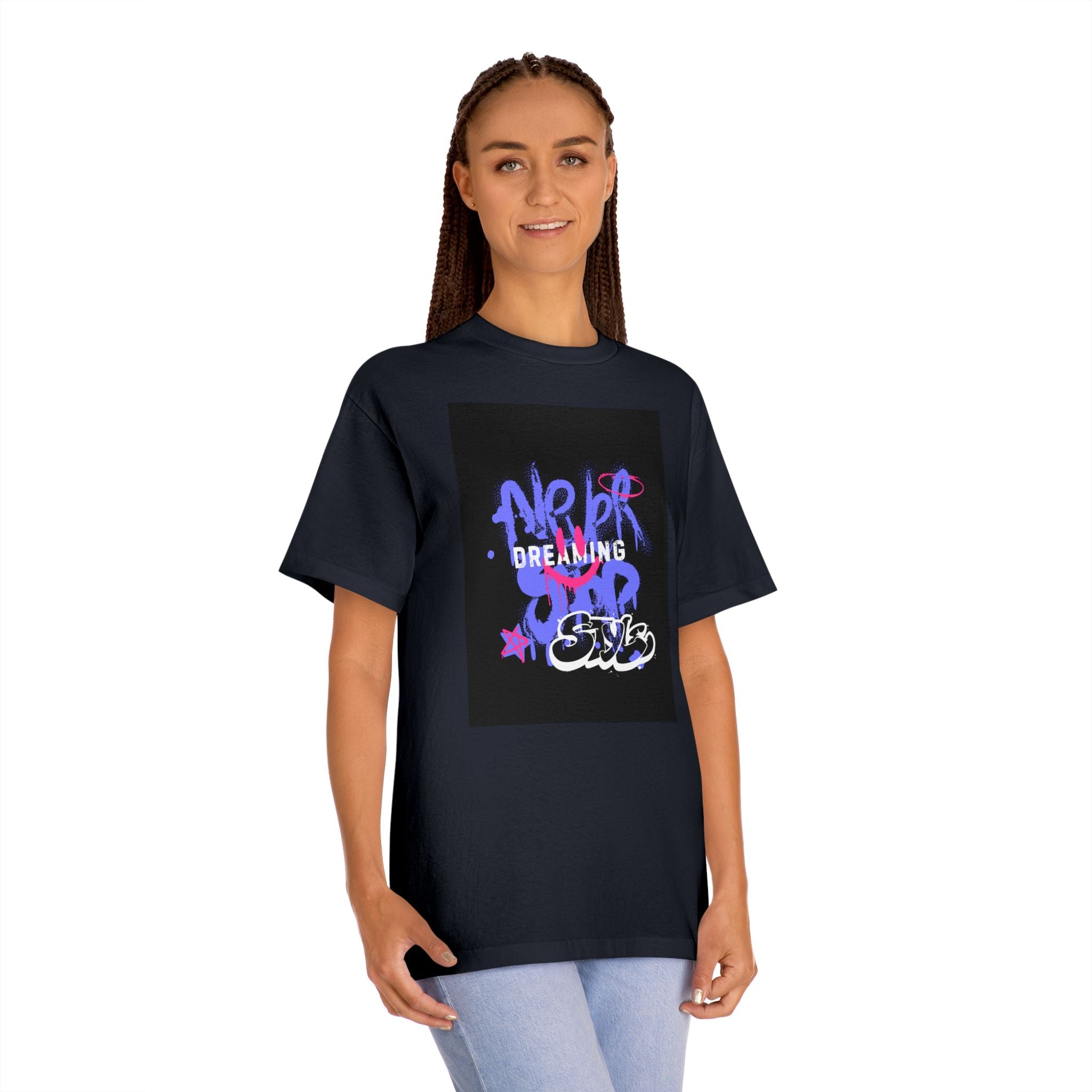 Unisex Classic Tee - 'Never Stop Dreaming' Graphic T-Shirt for Inspirational Style