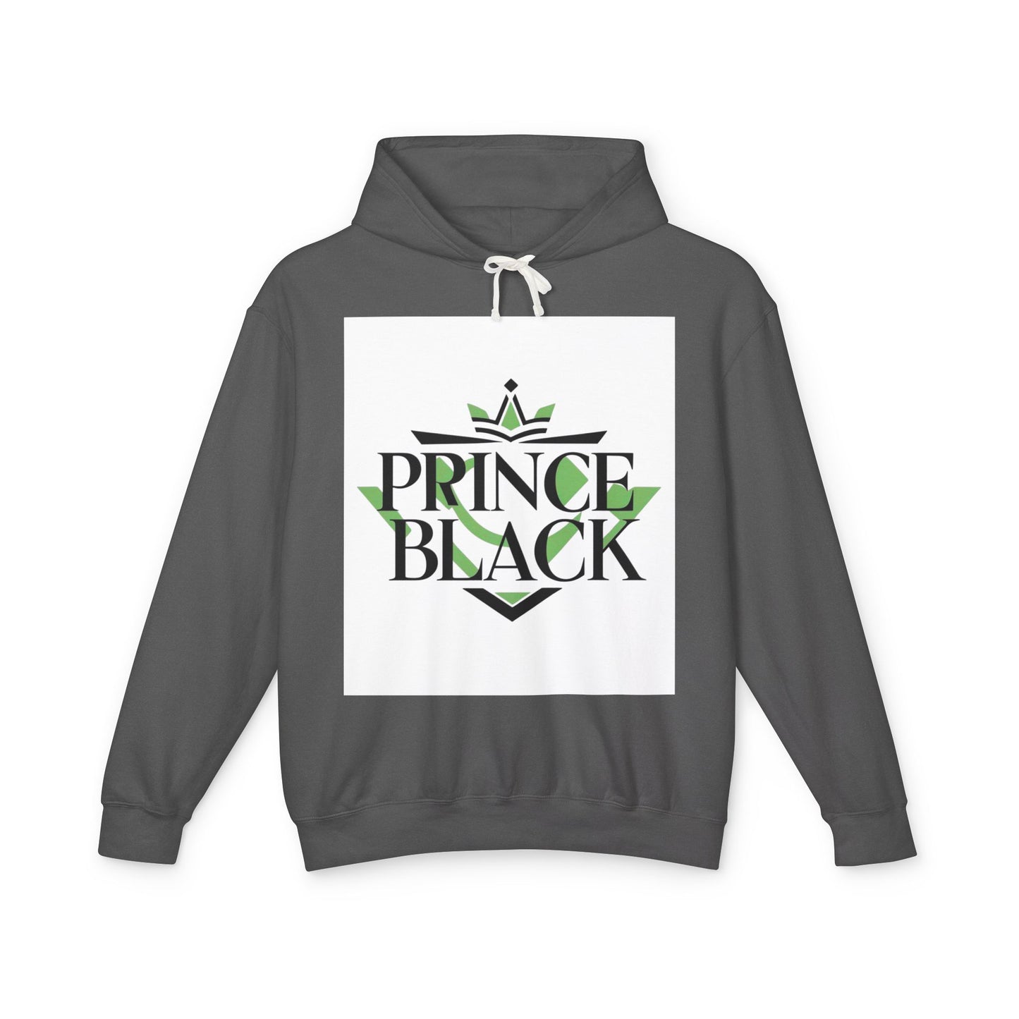 Lightweight Hooded Sweatshirt - 'Prince Black' Graphic Design