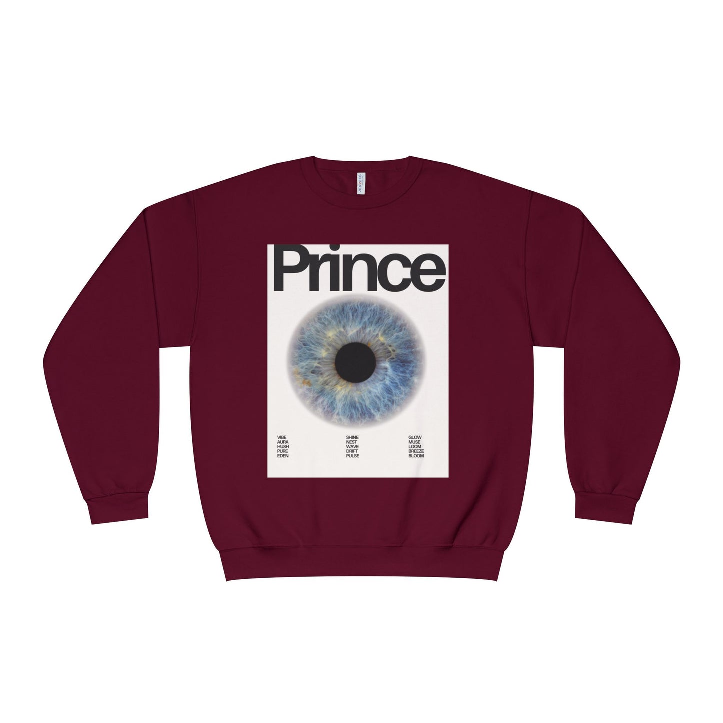 Prince Eye Graphic Unisex Crewneck Sweatshirt | Cozy Fashion for Music Lovers