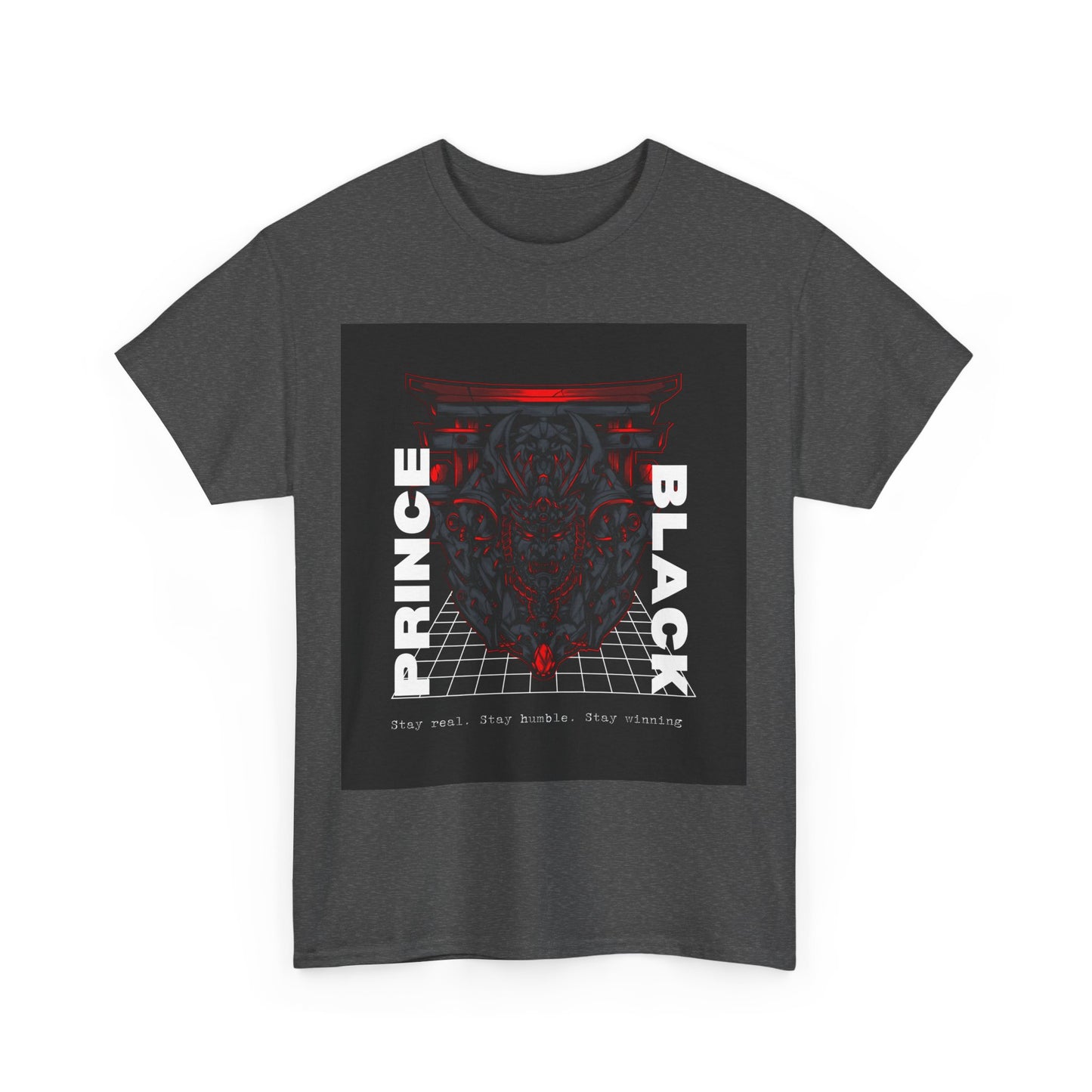 Heavy Cotton Tee - Stay Real Stay Humble Graphic Shirt