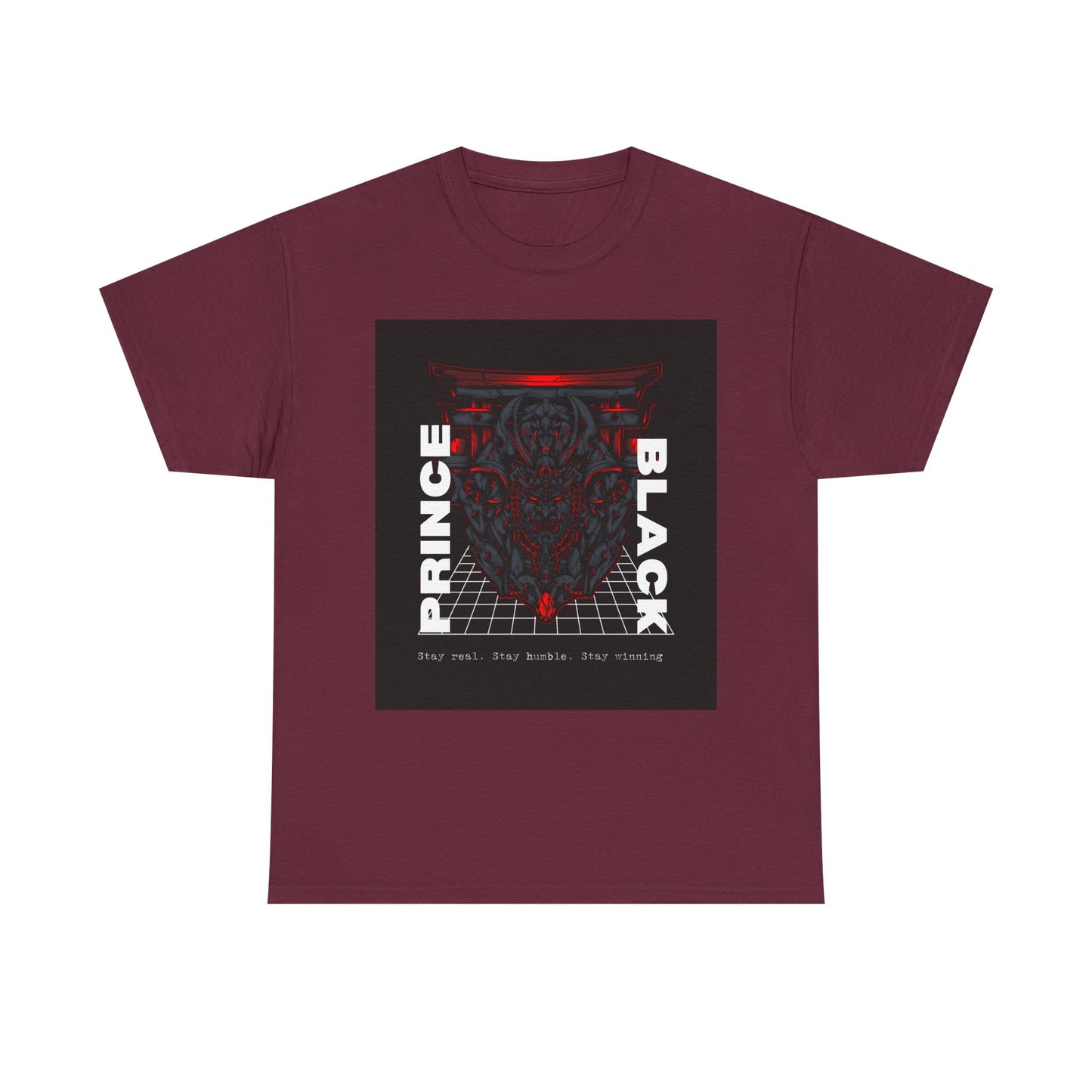 Heavy Cotton Tee - Stay Real Stay Humble Graphic Shirt