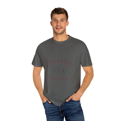 Legendary Prince Black Unisex Garment-Dyed T-Shirt