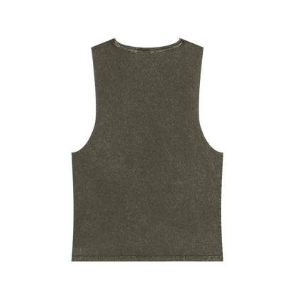 Unisex Stonewash Tank Top - Casual Vintage Style