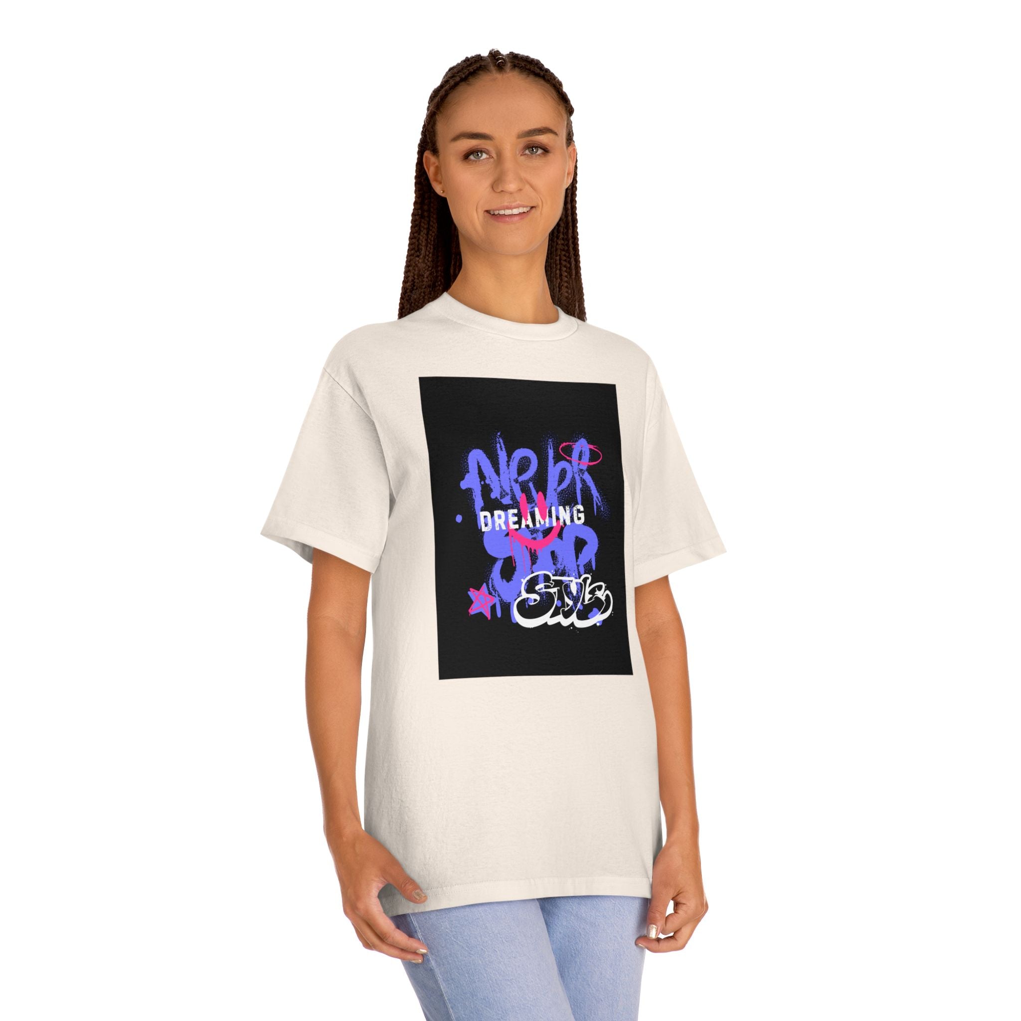 Unisex Classic Tee - 'Never Stop Dreaming' Graphic T-Shirt for Inspirational Style