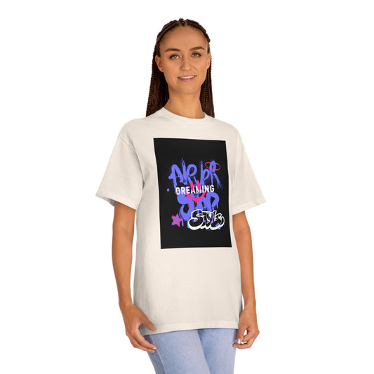 Unisex Classic Tee - 'Never Stop Dreaming' Graphic T-Shirt for Inspirational Style