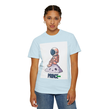 Cosmic Adventure T-shirt - Unisex Garment-Dyed Tee with Astronaut Design