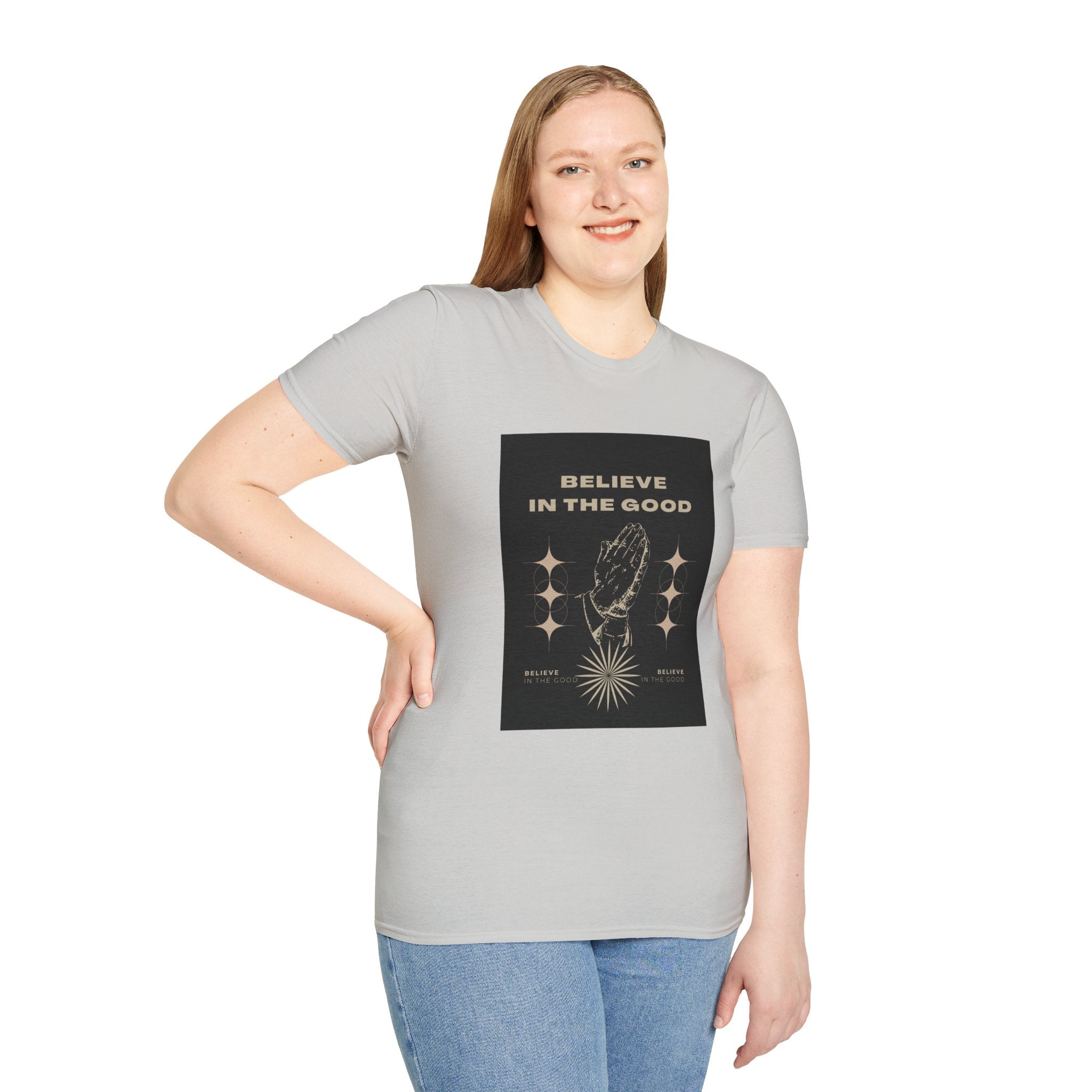 Believe in the Good Unisex Softstyle T-Shirt - Inspirational Graphic Tee