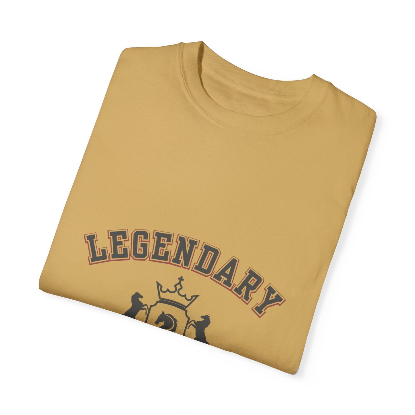 Legendary Prince Black Unisex Garment-Dyed T-Shirt
