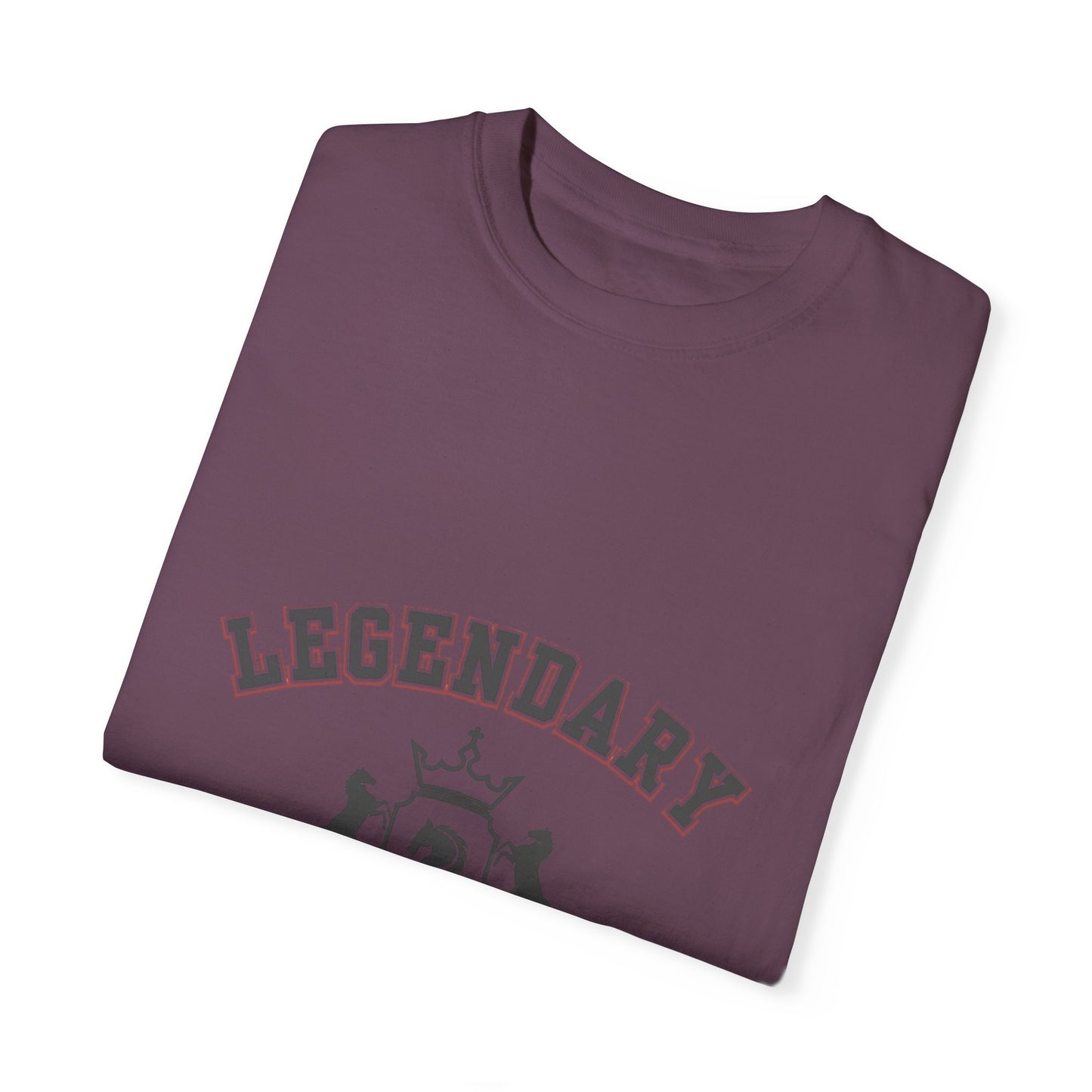 Legendary Prince Black Unisex Garment-Dyed T-Shirt