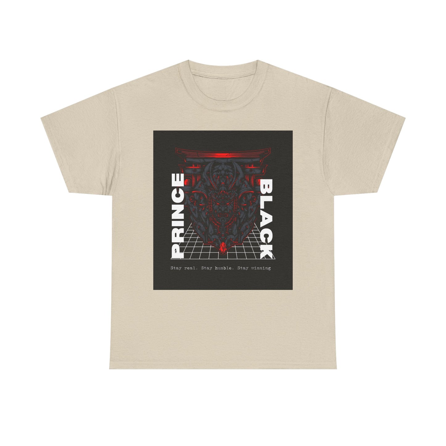 Heavy Cotton Tee - Stay Real Stay Humble Graphic Shirt