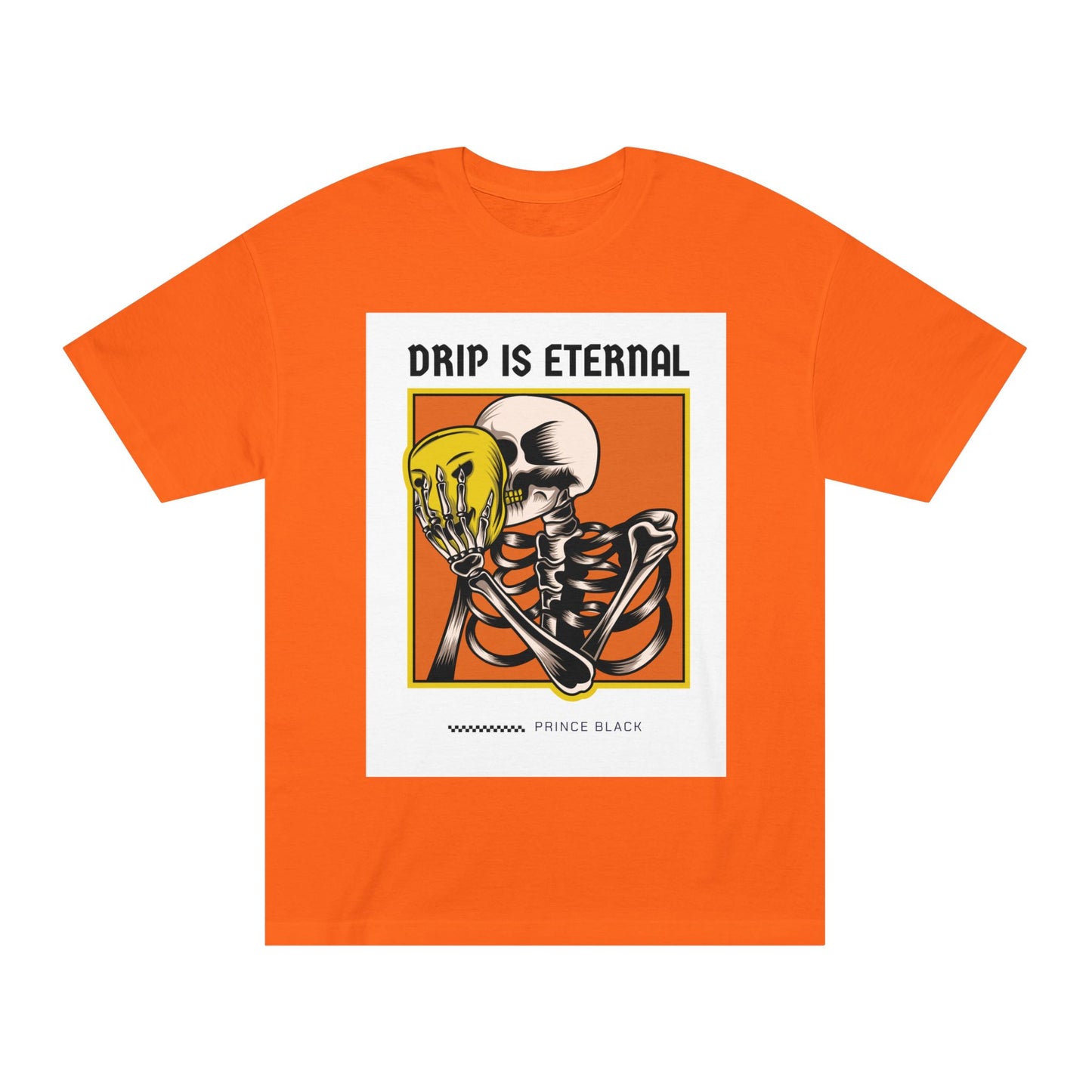 Skeleton Drip Is Eternal Unisex Classic Tee - Trendy Graphic Tee for Casual Style