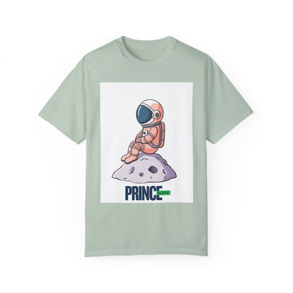 Cosmic Adventure T-shirt - Unisex Garment-Dyed Tee with Astronaut Design