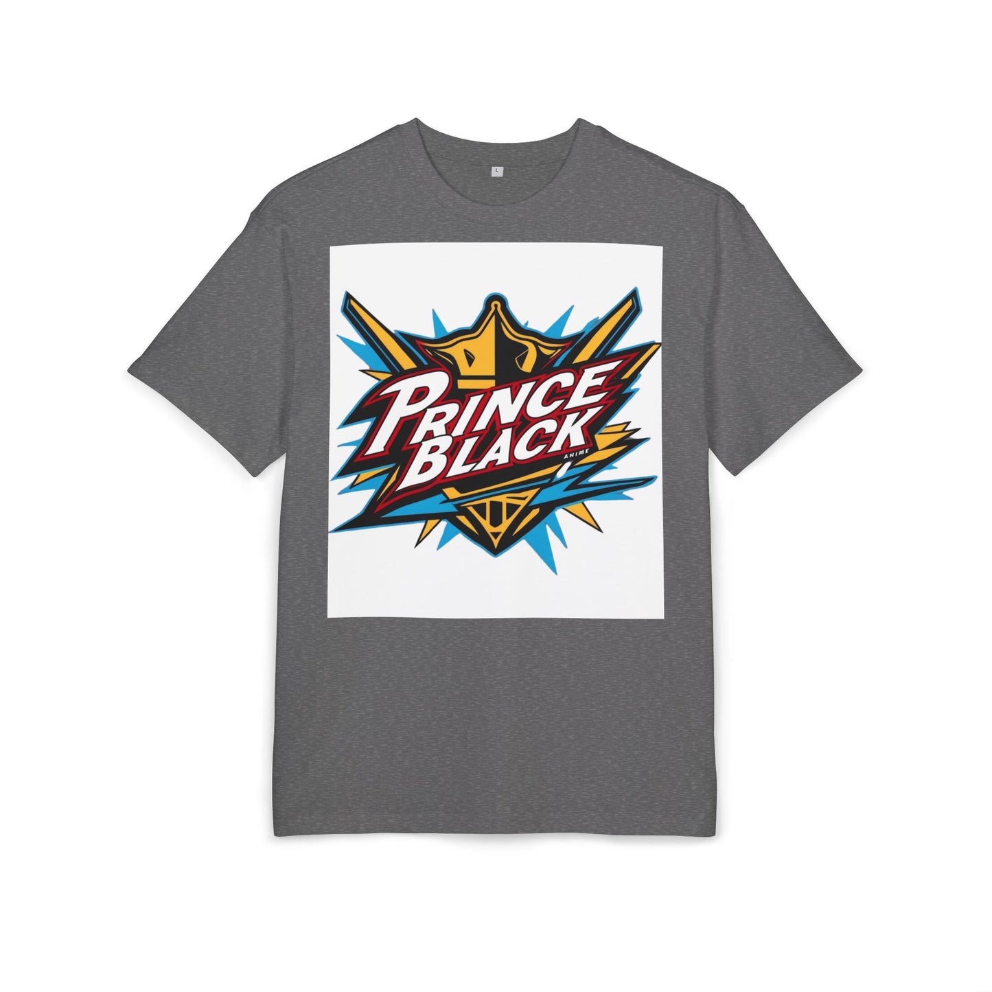 Unisex Oversized Tee - Energetic 'Prince Black' Graphic - Casual Streetwear 