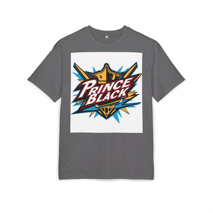Unisex Oversized Tee - Energetic 'Prince Black' Graphic - Casual Streetwear 