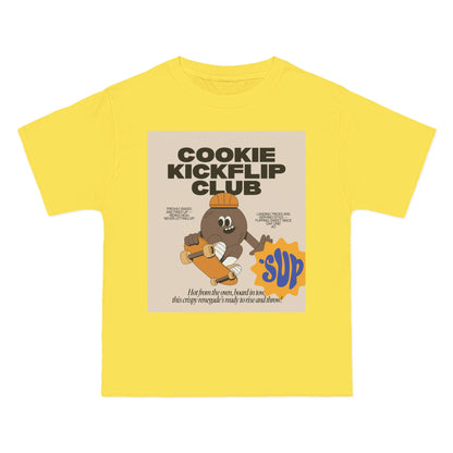 Cookie Kickflip Club T-Shirt - Fun Skateboarding Tee for Kids & Teens
