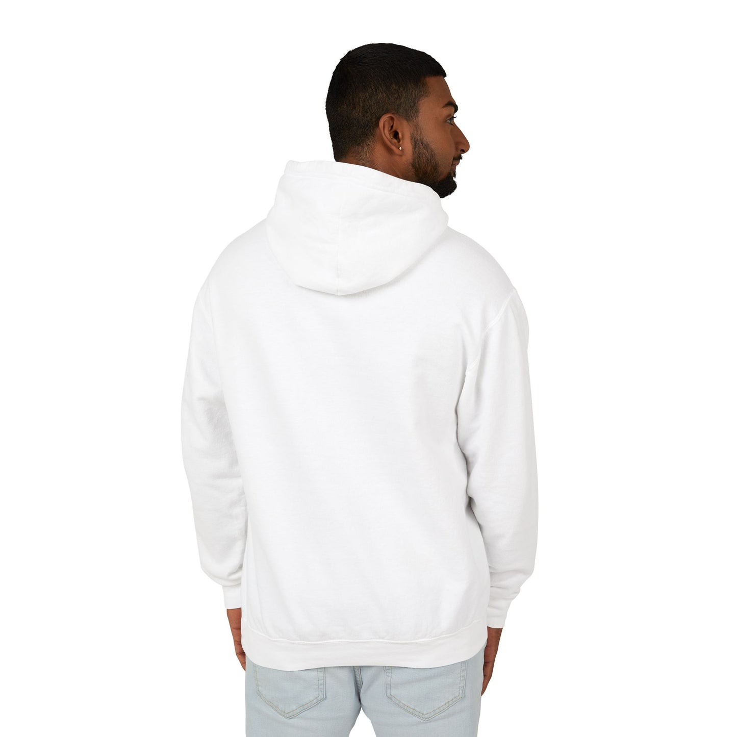 Unisex Lightweight Hooded Sweatshirt - 'Prince Black' Graphic Design