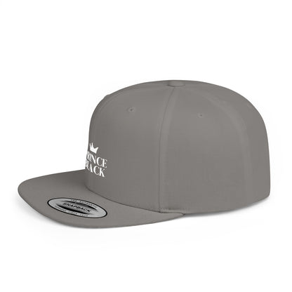 Stylish Prince Black Flat Bill Snapback Hat for Fashion-Forward Individuals