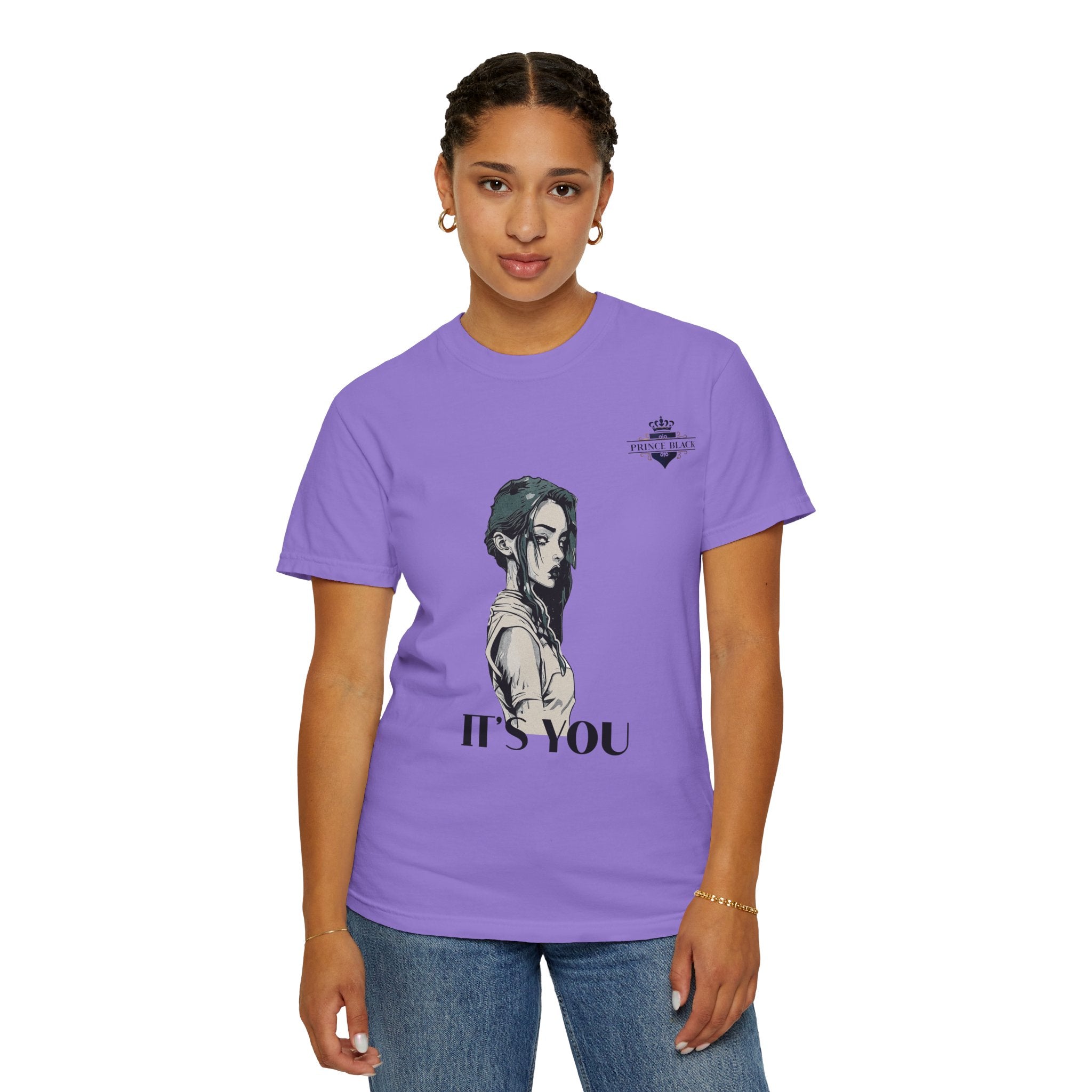 Unisex Garment-Dyed T-Shirt - 'It's You' Graphic Tee for Casual Wear