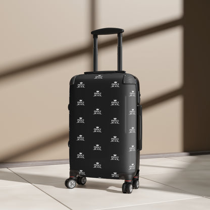 Stylish Travel Suitcase with Crown Design