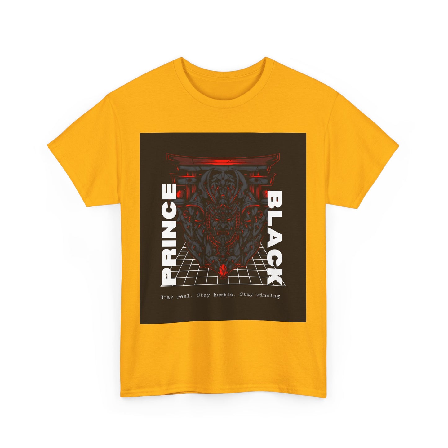 Heavy Cotton Tee - Stay Real Stay Humble Graphic Shirt