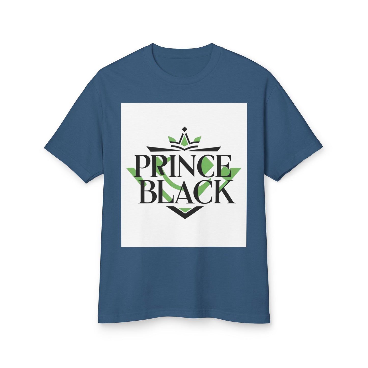 Heavyweight Cotton Tee - 'Prince Black' Graphic T-Shirt | Casual Streetwear