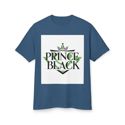 Heavyweight Cotton Tee - 'Prince Black' Graphic T-Shirt | Casual Streetwear
