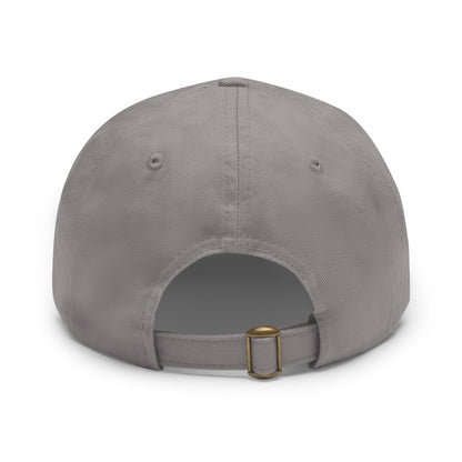 Stylish Dad Hat with Leather Patch - 'Prince Black' Design for Casual Outdoor Wear