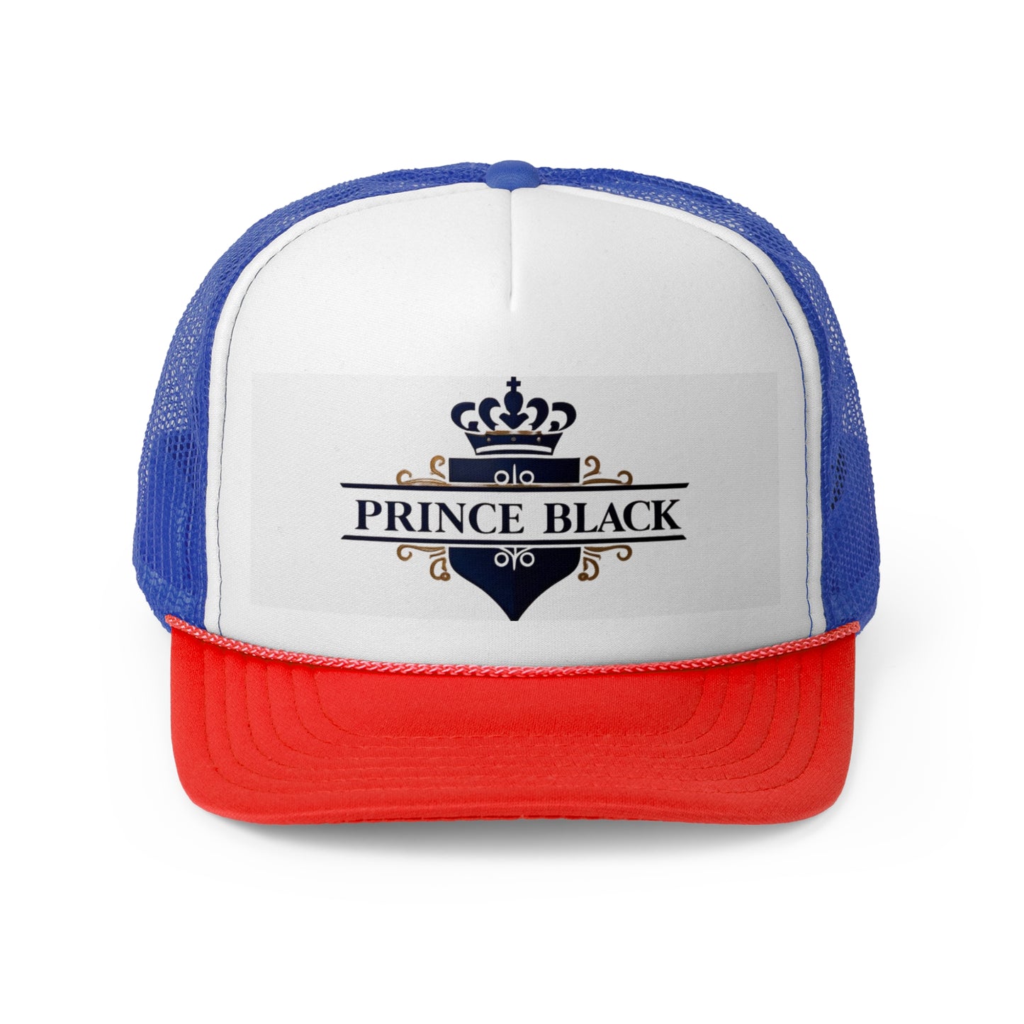 Prince Black Trucker Cap - Stylish & Trendy Headwear for Casual Outings