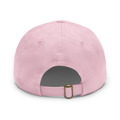 Stylish Dad Hat with Leather Patch - 'Prince Black' Design for Casual Outdoor Wear
