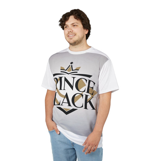 Royal Prince Black Unisex Tee | Stylish Cut & Sew Design for Fashion Lovers