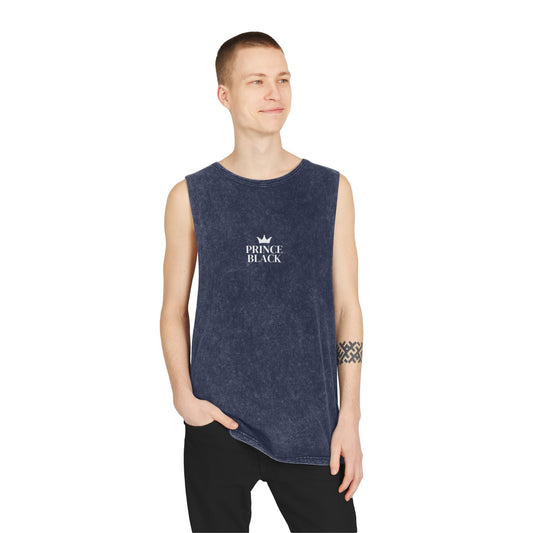 Unisex Stonewash Tank Top - Casual Vintage Style