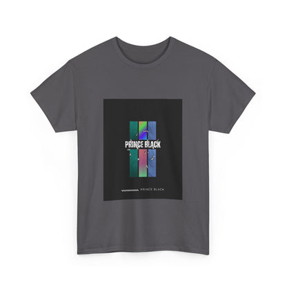 Heavy Cotton Tee - Vibrant 'PRINCE BLACK' Graphic Tee for Music Lovers